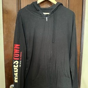 Hadestown Black Zip Up Hoodie LG